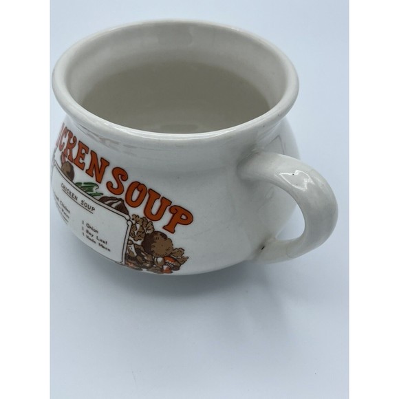 Vintage Chicken Soup Mug Dat'l Do It Recipe Ceramic Mug Cup With Recipe On Front - Picture 4 of 13